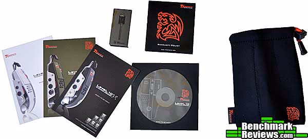 Thermaltake level10M Mouse, accessories