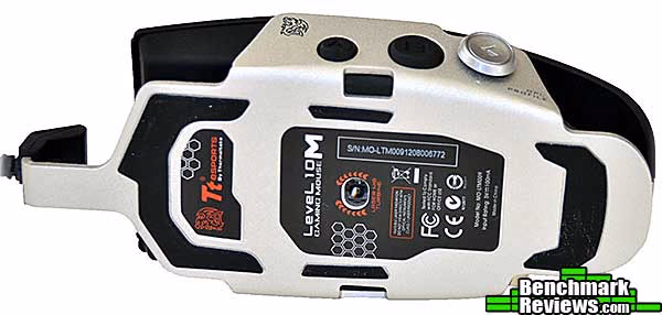 Thermaltake level10M Mouse, bottom view