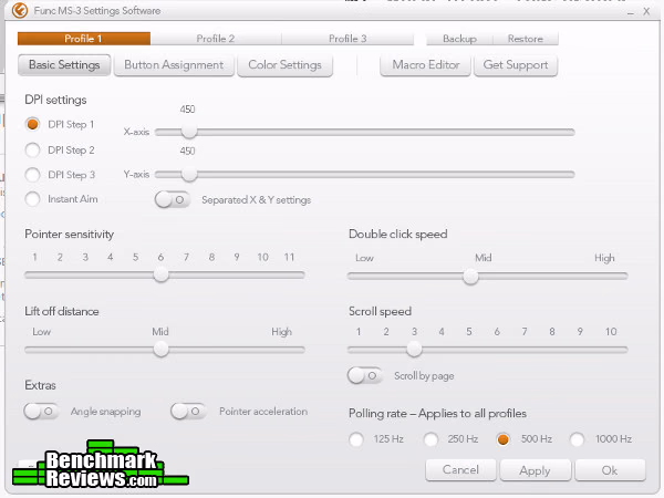 Func MS 3 BasicSettings