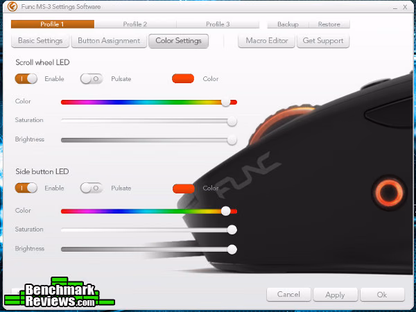 Func MS 3 ColorSettings