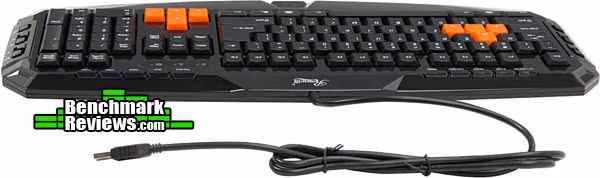 Rosewill Gaming Keyboard RK 8100, front view