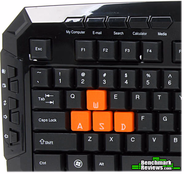 Rosewill Gaming Keyboard RK 8100 Left
