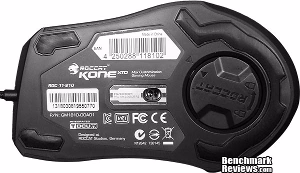 ROCCAT Kone XTD, bottom view