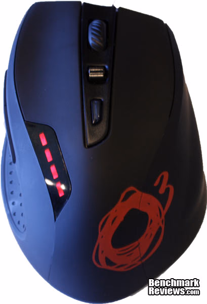 Ozone Gaming Radon 5K Gaming Mouse, top view
