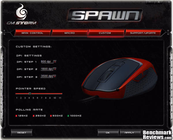 CM Storm Spawn Software Page