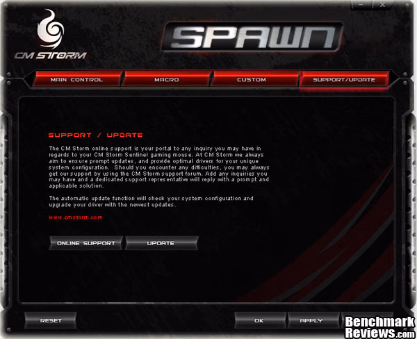 CM Storm Spawn Software Page