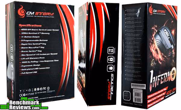 CM Storm Inferno Laser Gaming Mouse SGM-4000-KLLN1-GP