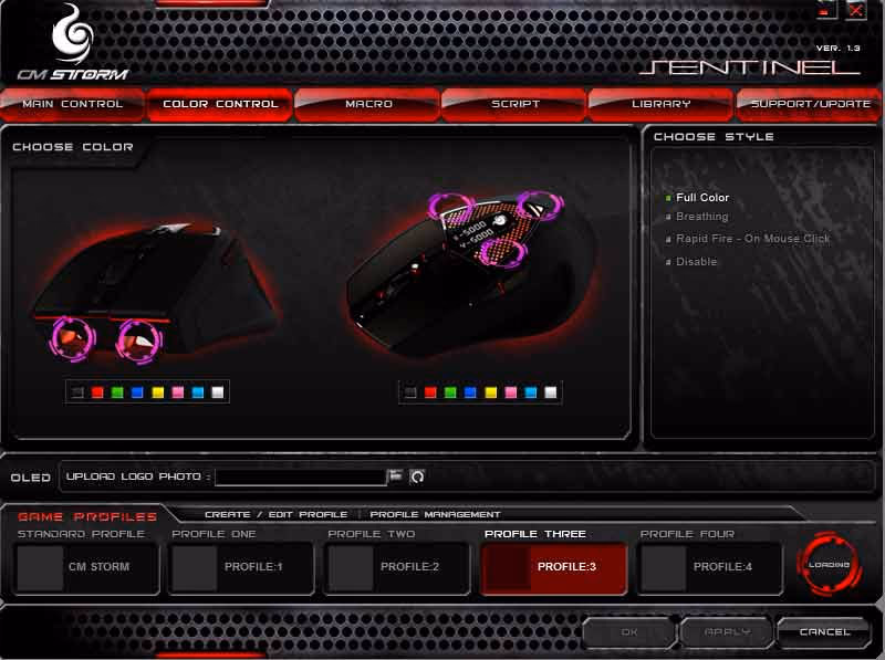CM Storm Sentinel Advance II Software