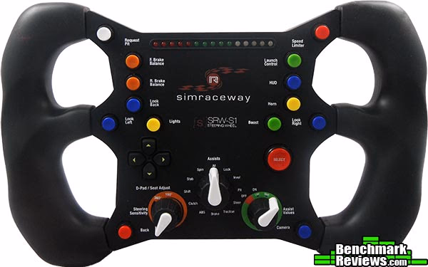 SteelSeries Simraceway SRW S1 Steering Wheel Front Face