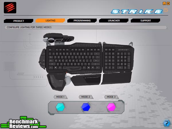 Mad Catz Strike5 Software Lighting