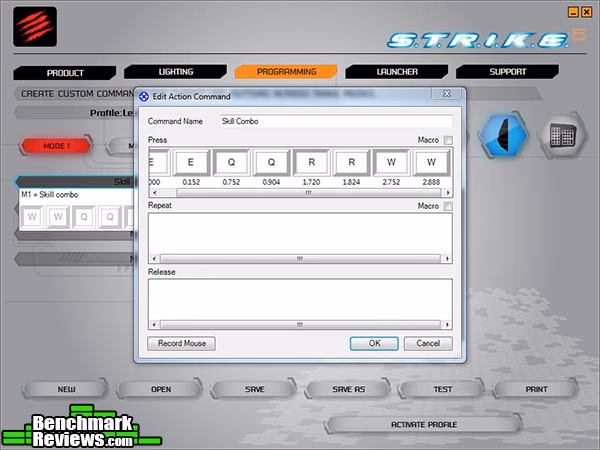 Mad Catz Strike5 Software Macro Programmer
