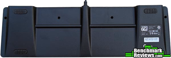 SteelSeries 6Gv2 Mechanical Gaming Keyboard, bottom view