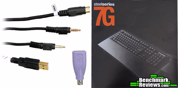 SteelSeries 7G Mechanical Gaming Keyboard Cables Booklet