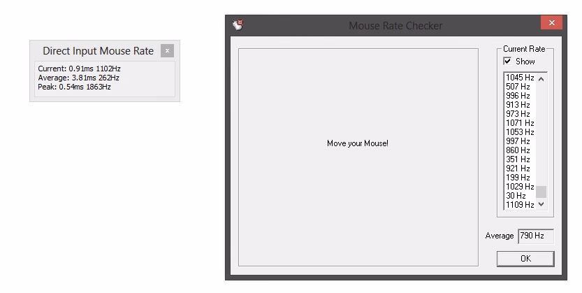 Mouse Testing, screenshot