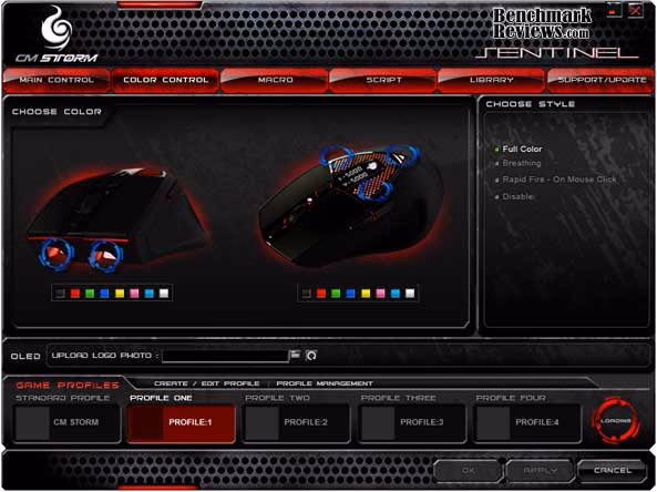 CM Sentinel GUI Color