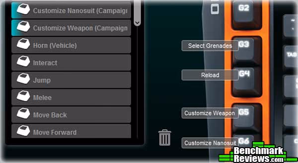 Assigned Buttons