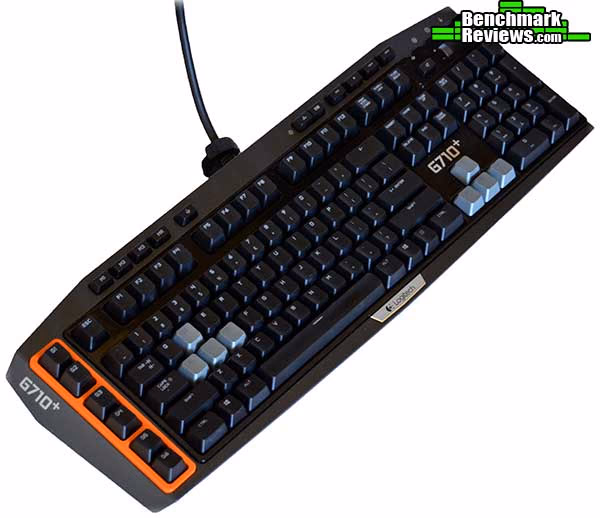 Logitech g710%2b, angle view