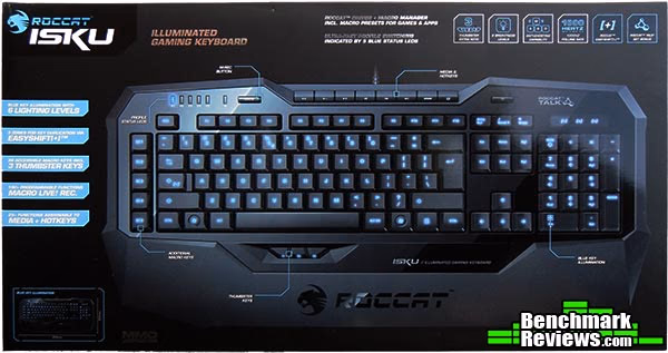 Roccat ISKU Illuminated Gaming Keyboard, box