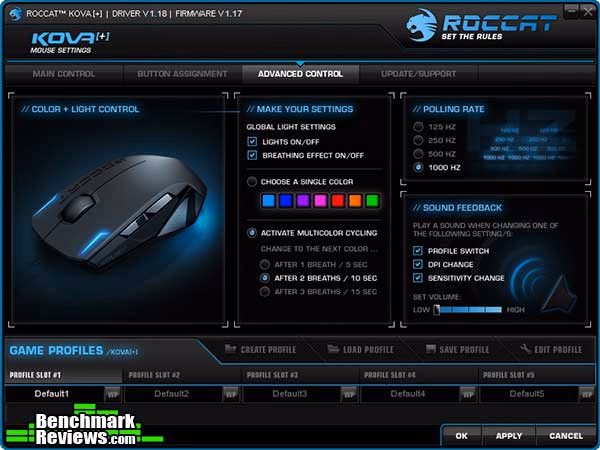 Roccat Kova Driver Advanced Controls