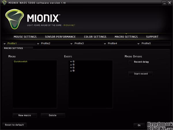 Mionix Naos 5000 Gaming Laser Mouse