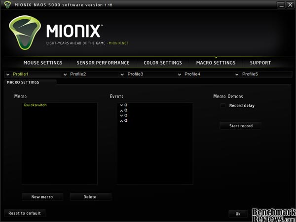 Mionix Naos 5000 Gaming Laser Mouse
