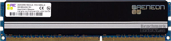 Aeneon DDR3 1600 Module, front view