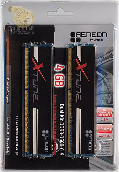 Aeneon DDR3 1600 Retail, package