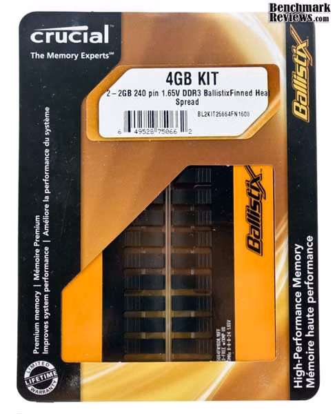 Crucial Ballistix, package