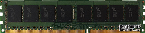 Crucial 4GB DDR3 Memory Module, back view