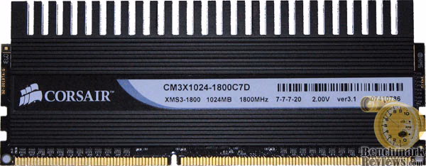 Corsair ddr3, front view