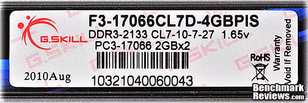 F3 17066CL7D 4GBPIS, label