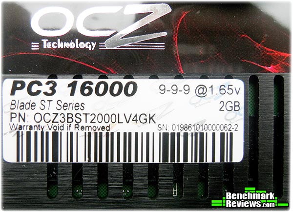 OCZ Blade ST 2000MHz Low Voltage DDR3 Memory - Thumbnail 3