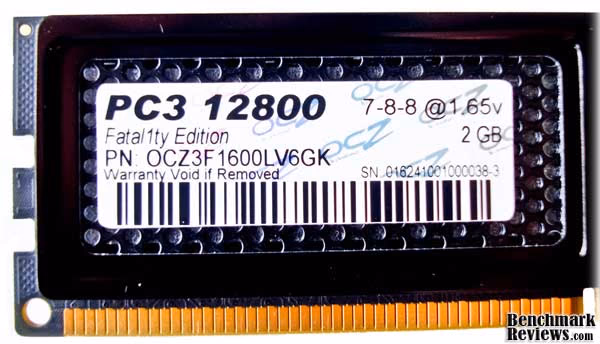 OCZ Fatal1ty DDR3, detail
