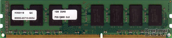 SimpleTech PC3-10600 S1024R5NP2QA DDR3 1333MHz CL9 2x1GB RAM kit 