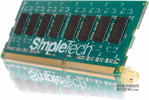 SimpleTech PC3-10600 S1024R5NP2QA DDR3 1333MHz CL9 2x1GB RAM kit