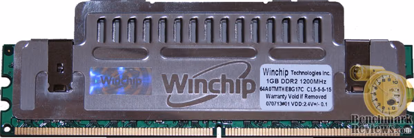 Winchip DDR2 1200MHz PC2-9600 2GB RAM Kit 