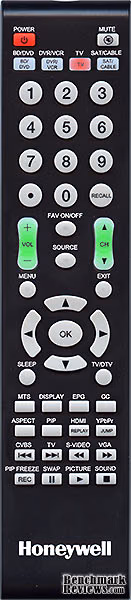 Honeywell Altura Remote Control