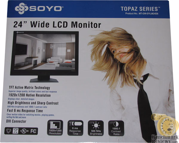SOYO 24-Inch Widescreen LCD Monitor MT-GW-DYLM24D6 