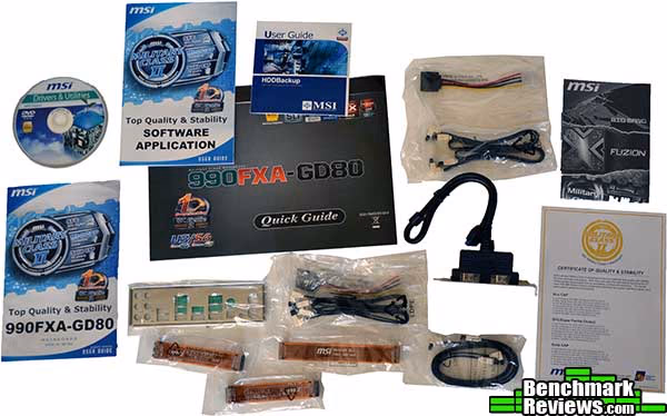 MSI 990fxa gd80, accessories