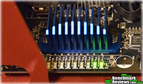 Intel dz77GA 70K Phase Leds Lit