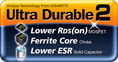 Gigabyte Ultra Durable 2 Badge