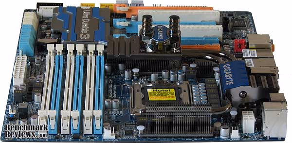 GA EX58 EXTREME CPU, side view