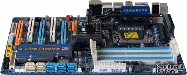 GA EX58 EXTREME SATA, side view
