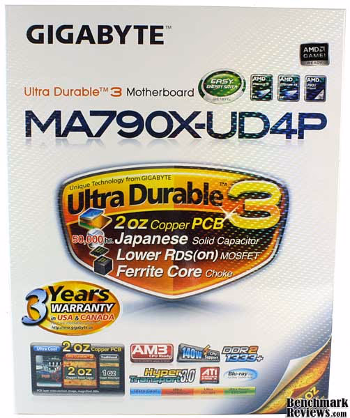 Gigabyte ma790x ud4p Retail, box