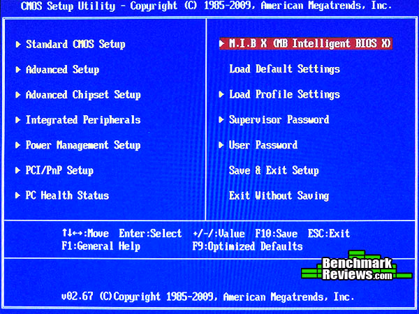 ECS ELITEGROUP P55H AK Motherboard BIOS, main