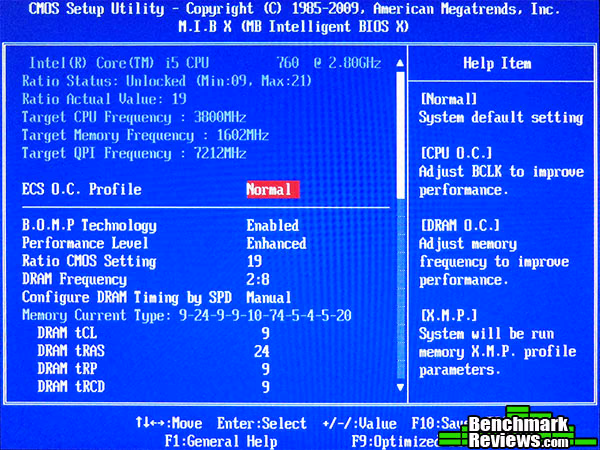 ECS ELITEGROUP P55H AK Motherboard BIOS OC1