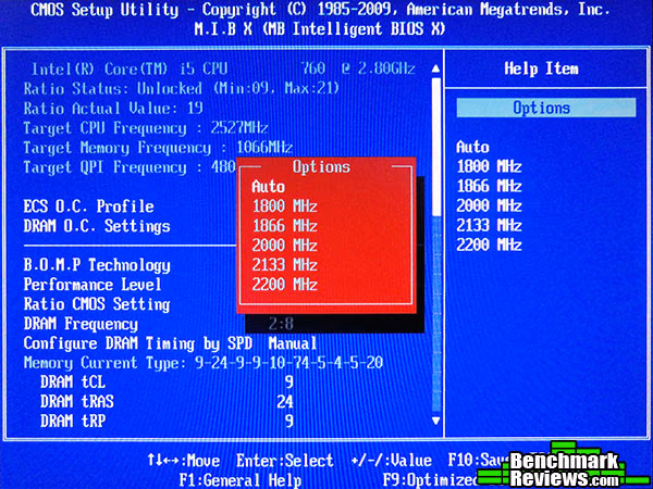 ECS ELITEGROUP P55H AK Motherboard BIOS RAM OC