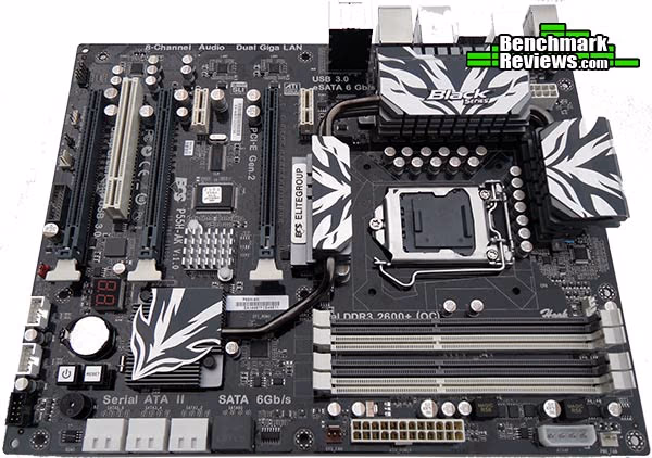 ECS ELITEGROUP P55H AK Motherboard Right