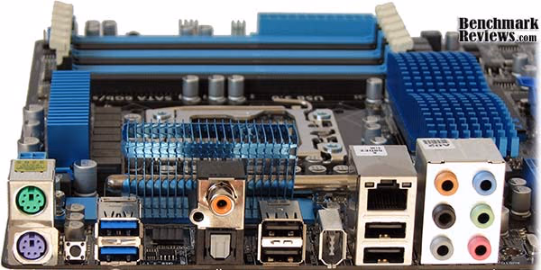 ASUS P6X58D E Motherboard IO