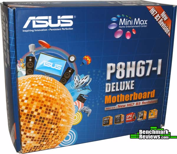 ASUS P8H67 I Deluxe, box